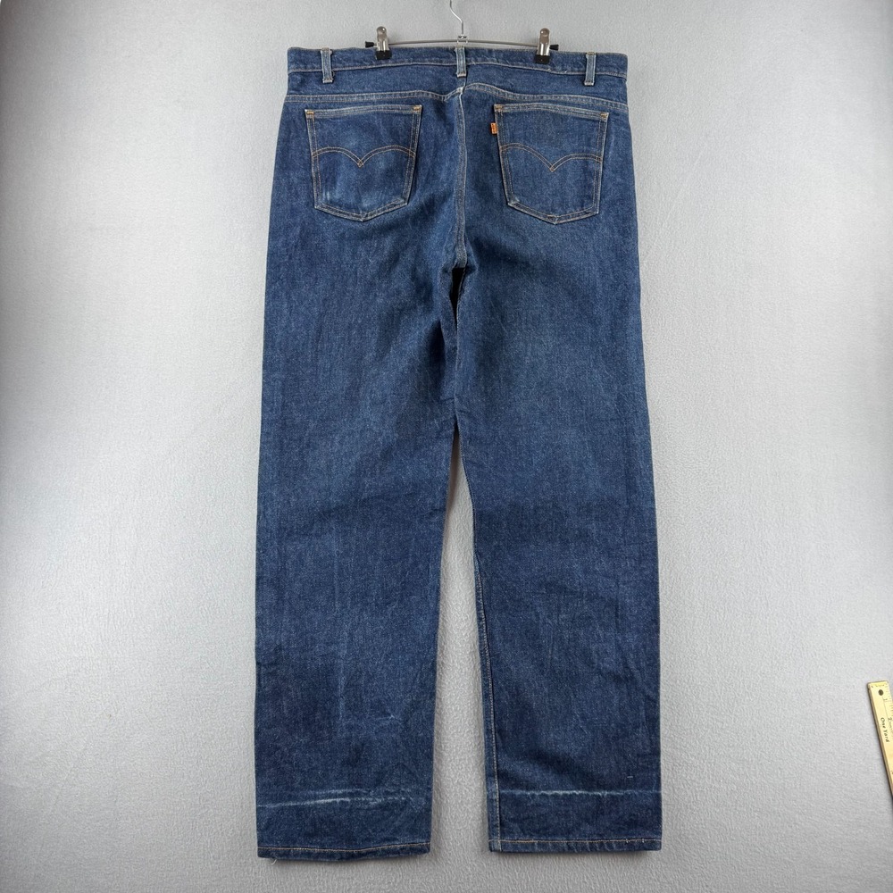 Vintage Levis Jeans Mens 40x30 (Fits 39x31) Orange Tab Dark 505 Made in USA